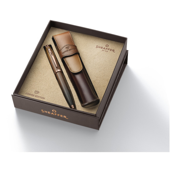 Sheaffer Ballpen 100 Coffee + case Set